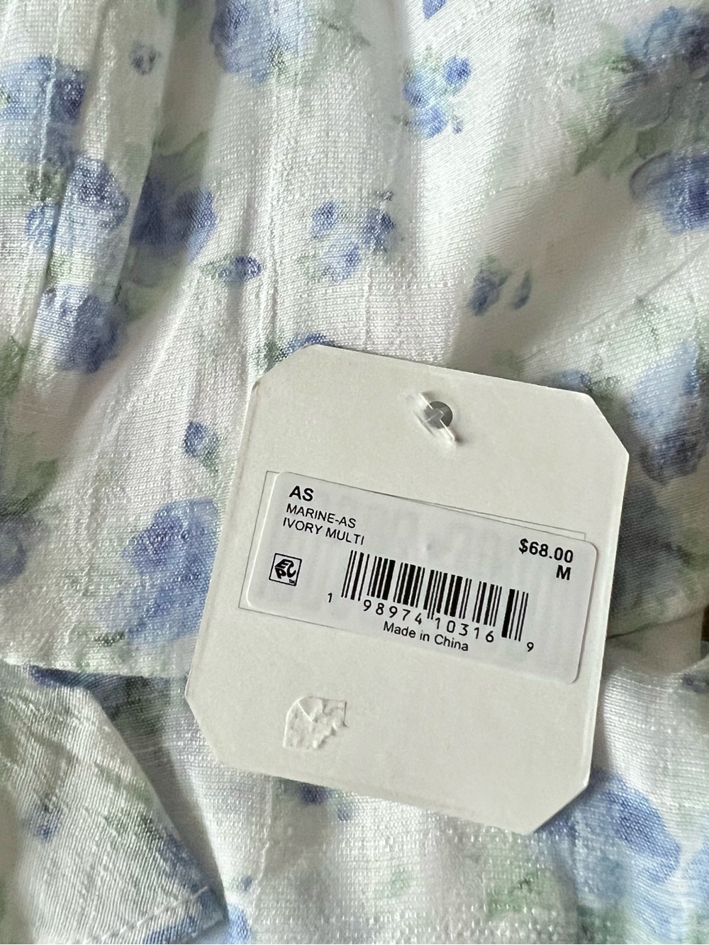 NWT Altar’d State Women’s Blue Floral Mini Dress Size Medium - Picture 3 of 9
